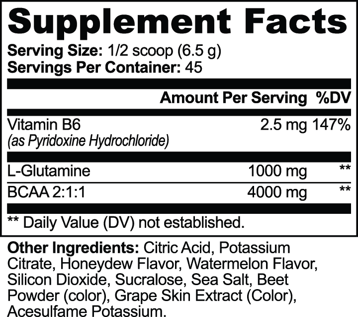King Reta BCAA Powder (Honeydew/Watermelon)