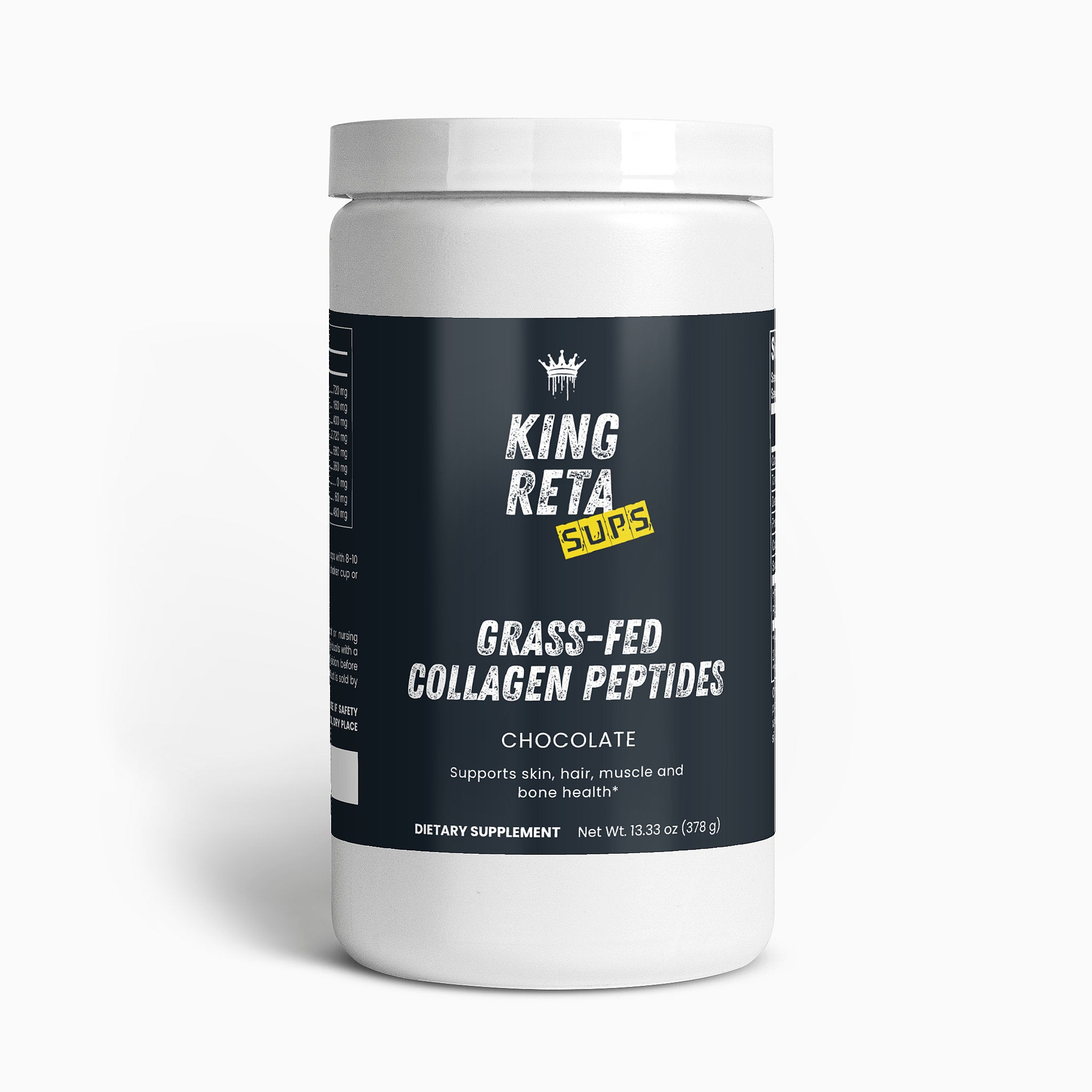 King Reta Grass-Fed Collagen Peptides Powder (Chocolate)