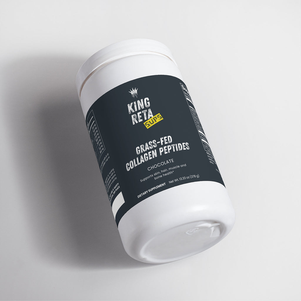 King Reta Grass-Fed Collagen Peptides Powder (Chocolate)