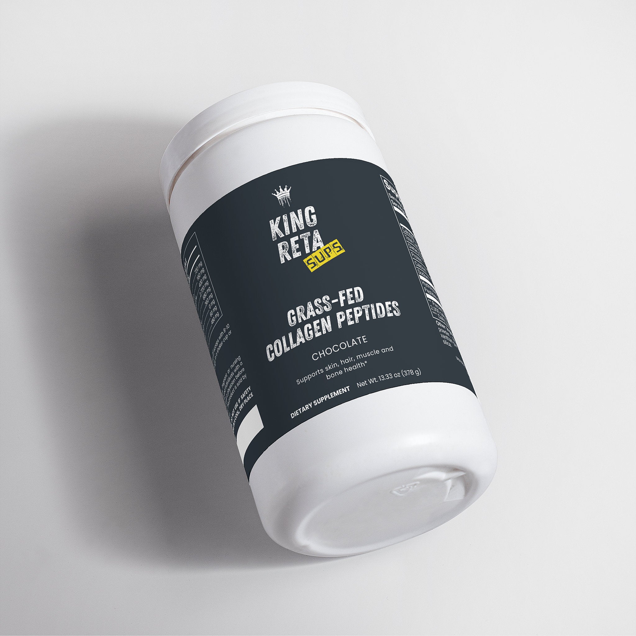 King Reta Grass-Fed Collagen Peptides Powder (Chocolate)