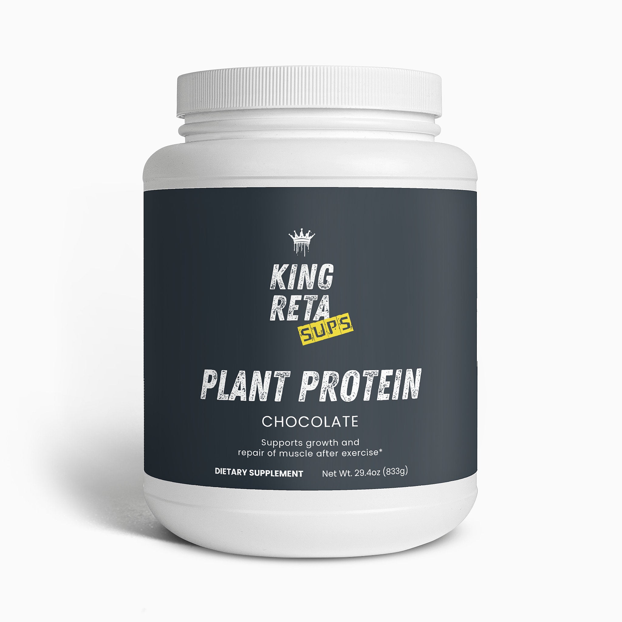 King Reta Organic Plant Protein Isolate (Chocolate) w/MCT Oil