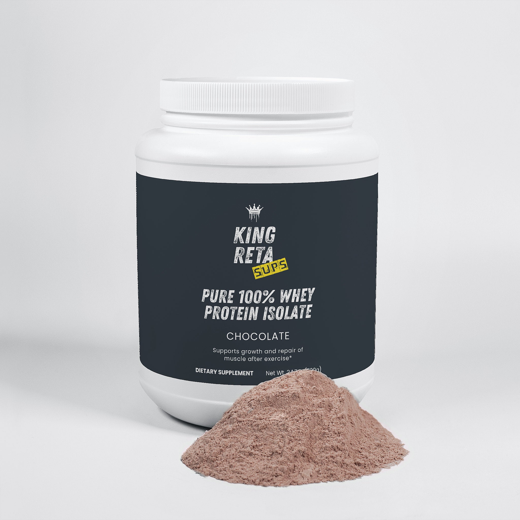King Reta Pure3 100% Whey Protein Isolate (Chocolate)