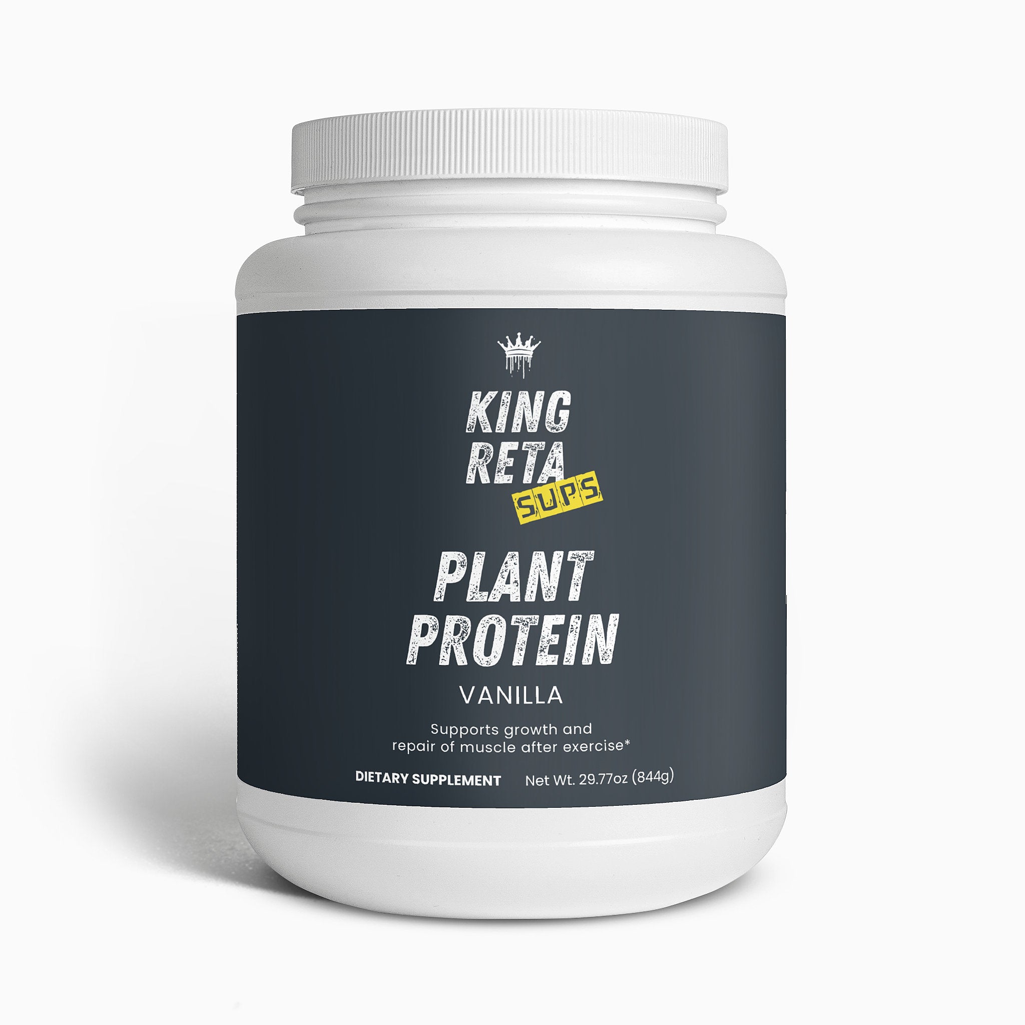 King Reta Organic Plant Protein Isolate (Vanilla) w/MCT Oil