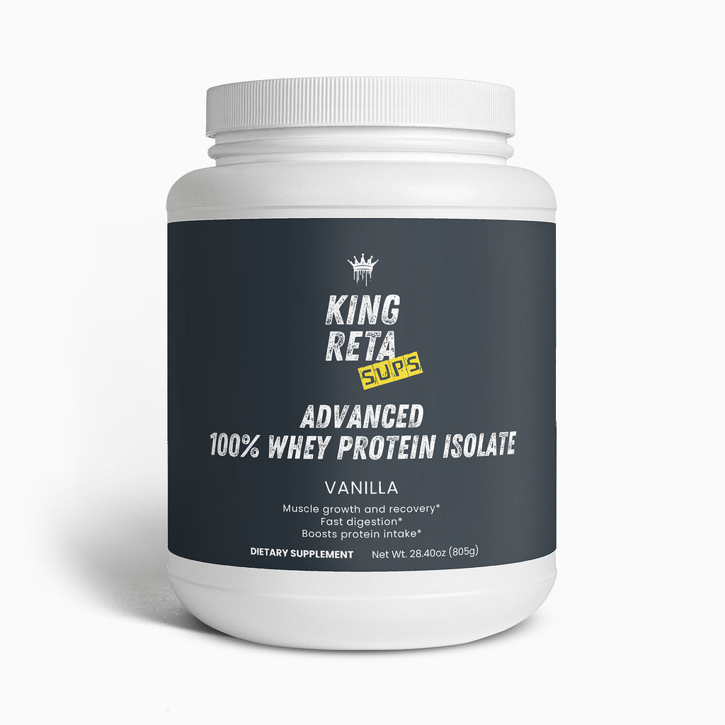 King Reta Advanced 100% Whey Protein Isolate (Vanilla) w/MCT Oil