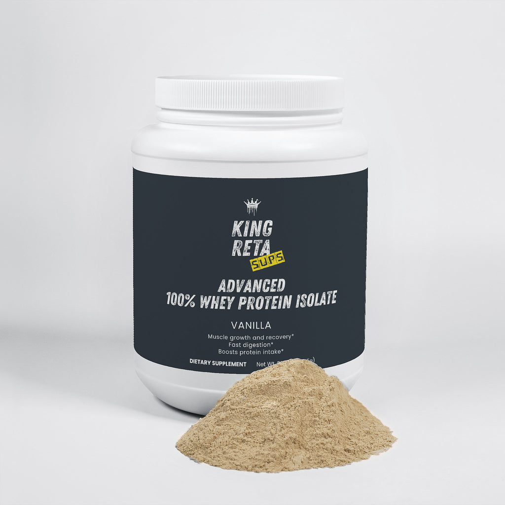 King Reta Advanced 100% Whey Protein Isolate (Vanilla) w/MCT Oil
