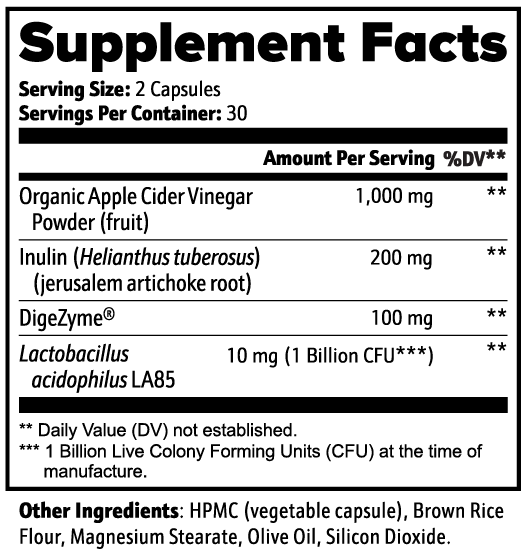 King Reta Apple Cider Vinegar Capsules