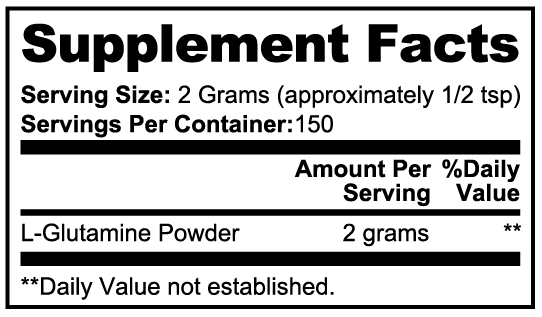 King Reta L-Glutamine Powder